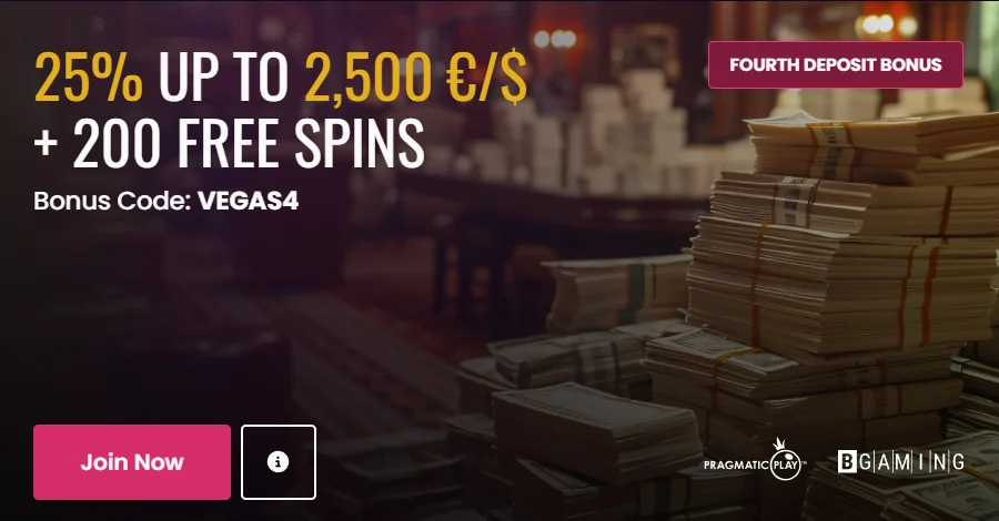 Fourth Deposit Bonus