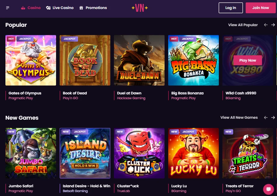 VegasNow Pokies Collection