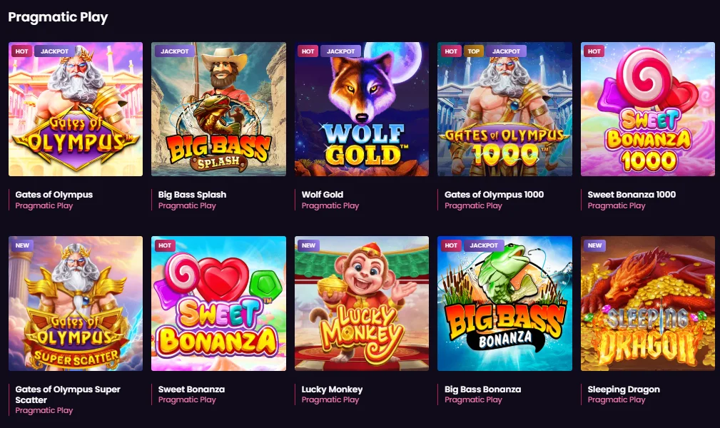 VegasNow Slots from Pragmatic Play